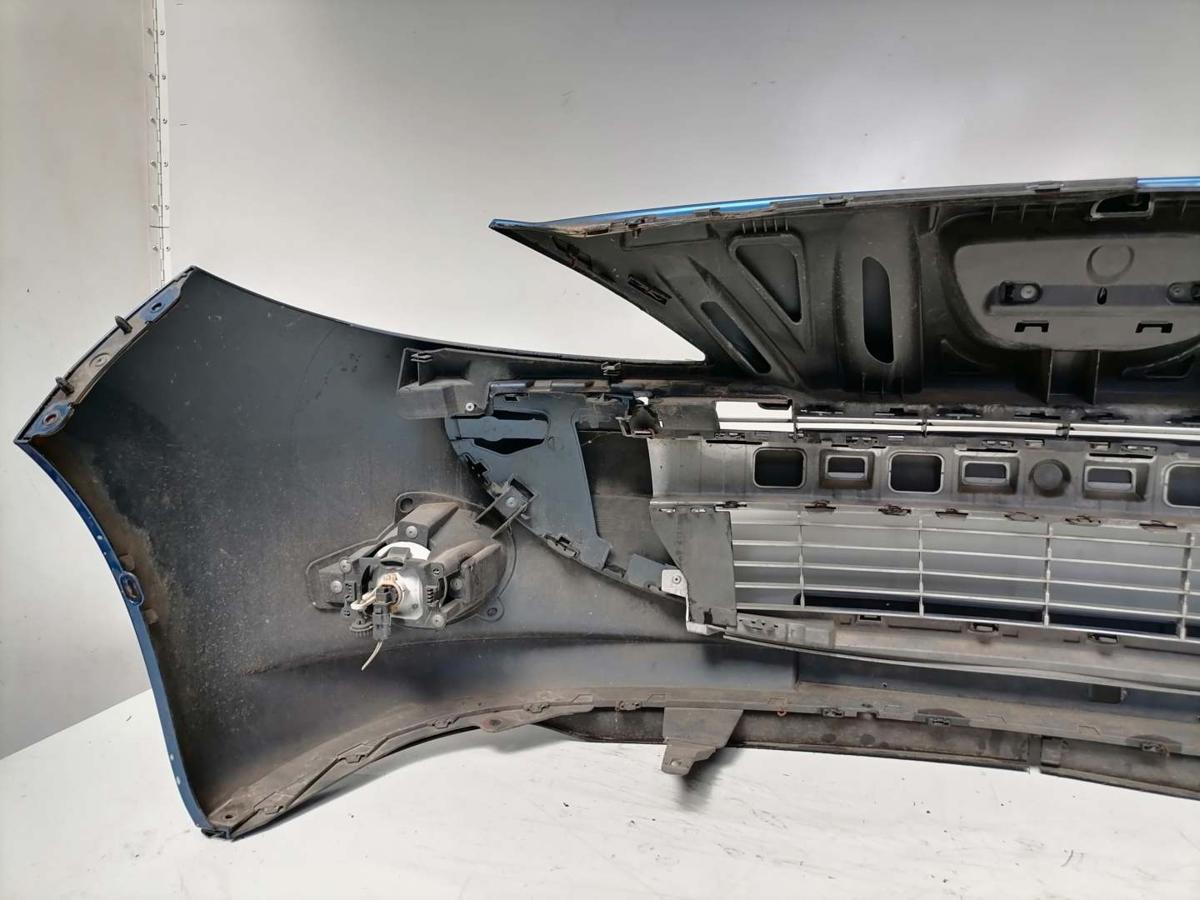 Peugeot 206+ original Stoßstange Stossfänger vorn KGS Blau Ipanema Bj.2009